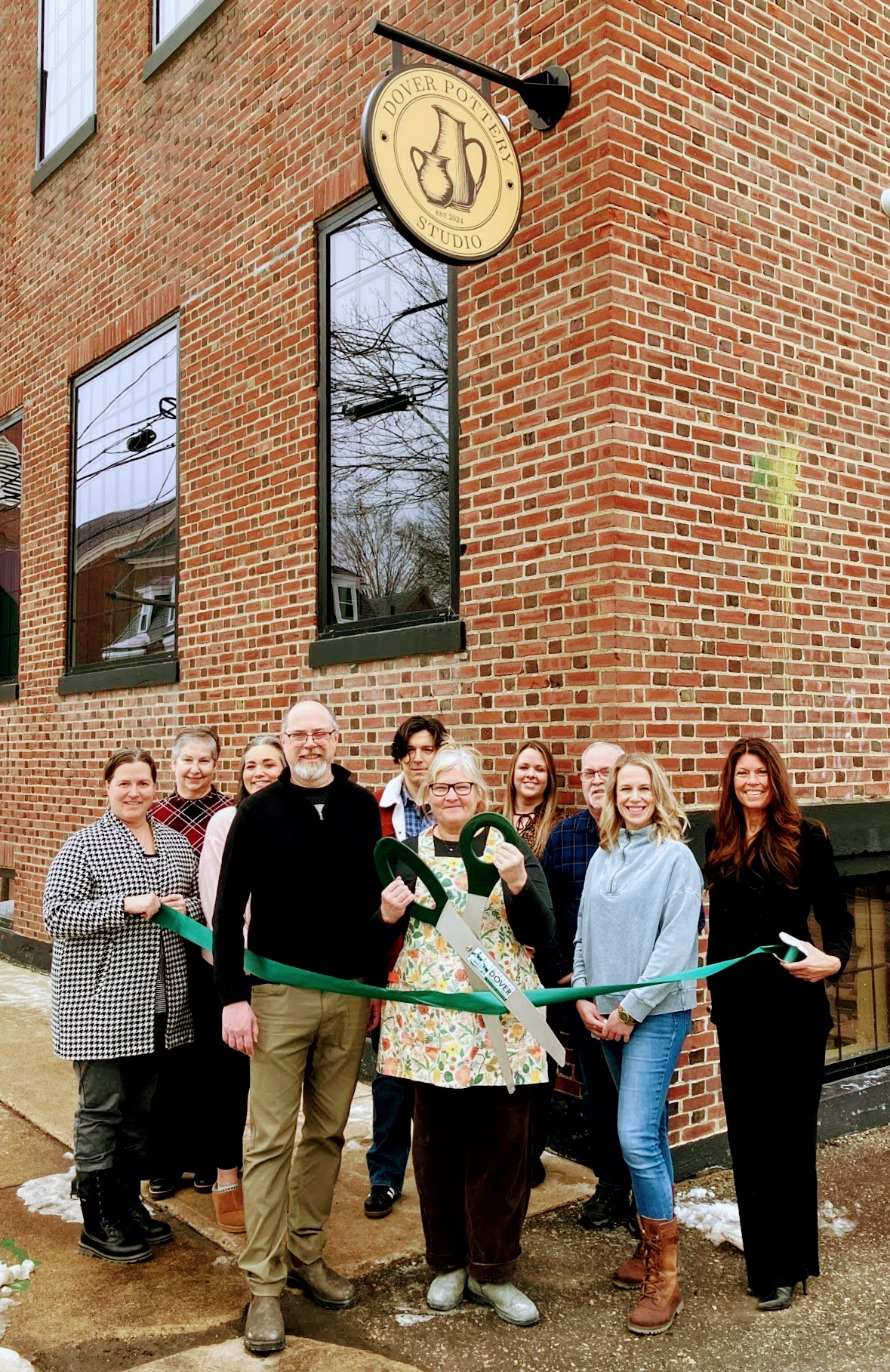 Studio ribbon cutting