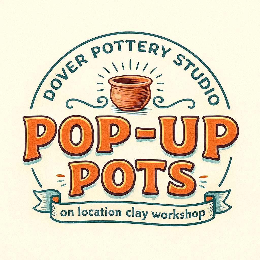 Logo for Dover Pottery Studio Pop-Up Pots program