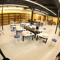 Pottery wheel classroom